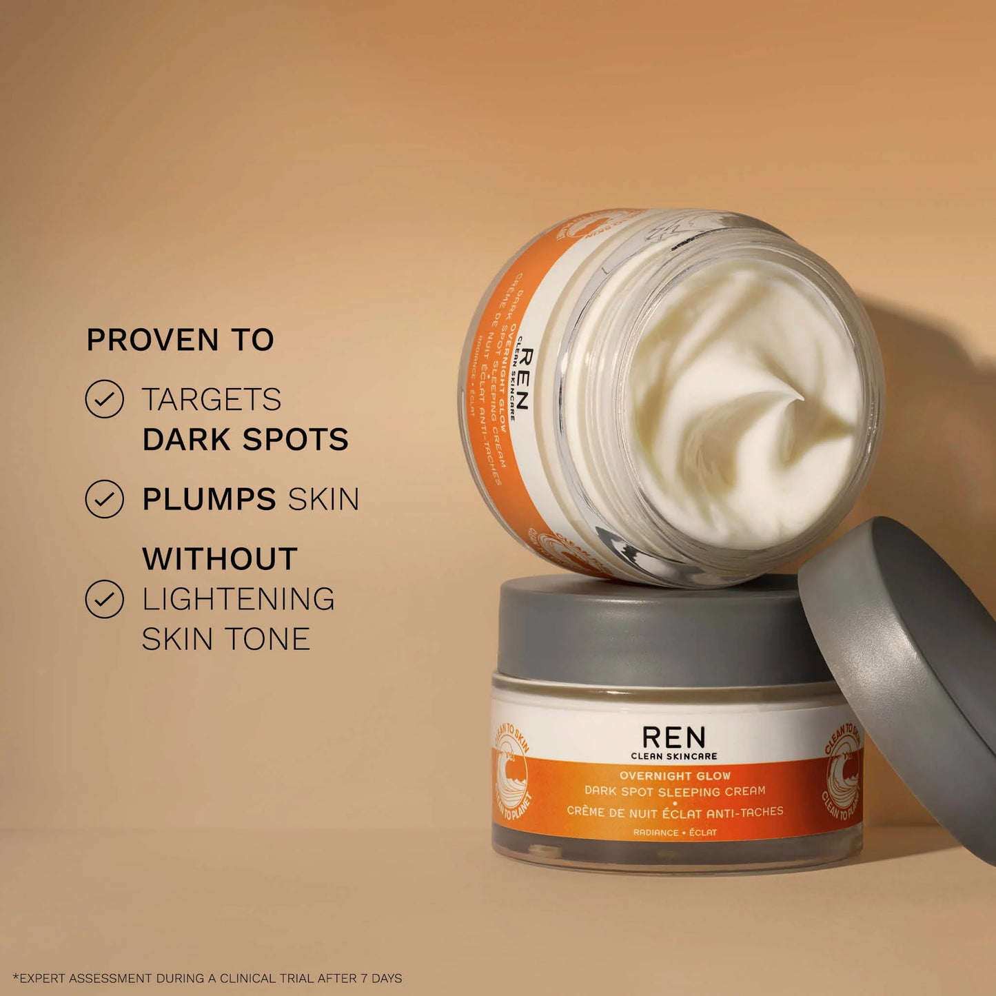 RADIANCE OVERNIGHT GLOW DARK SPOT SLEEPING CREAM