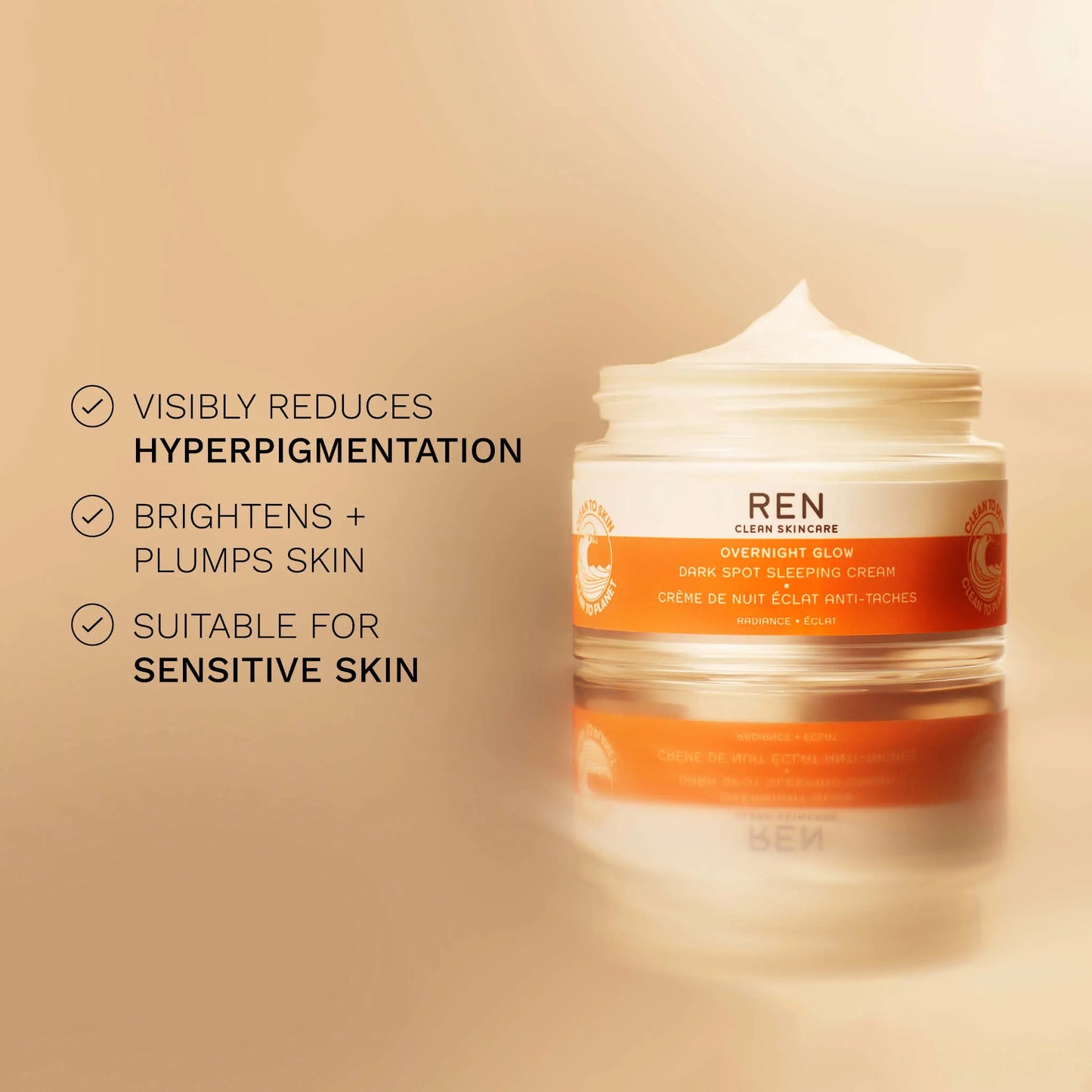 RADIANCE OVERNIGHT GLOW DARK SPOT SLEEPING CREAM